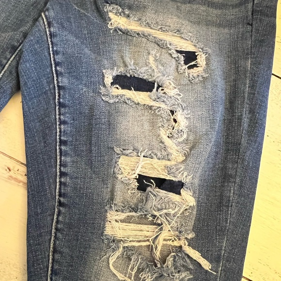 American Eagle super stretchy distressed jeggings, 10 - Picture 7 of 10